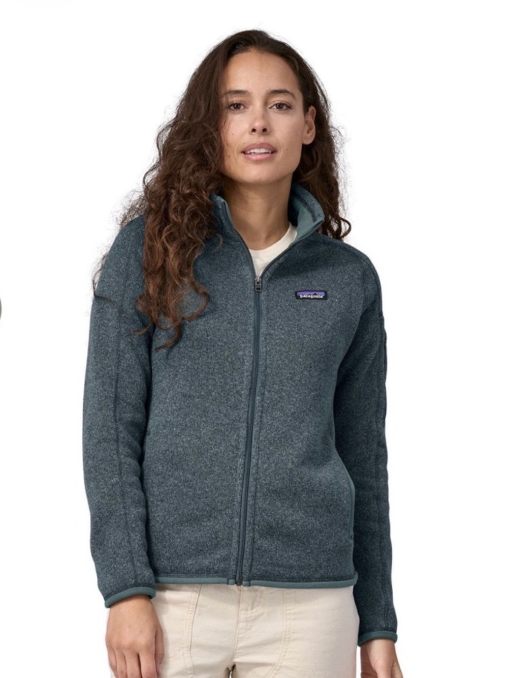 Patagonia Women’s Better Sweater Full-Zip Fleece Jacket — Teal Heather